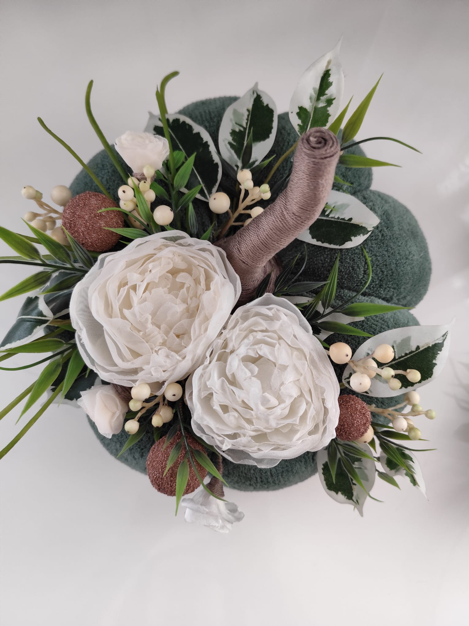 Dýně Zelená – Sada S, M, L | Textilní Dekorace | Nika's Home