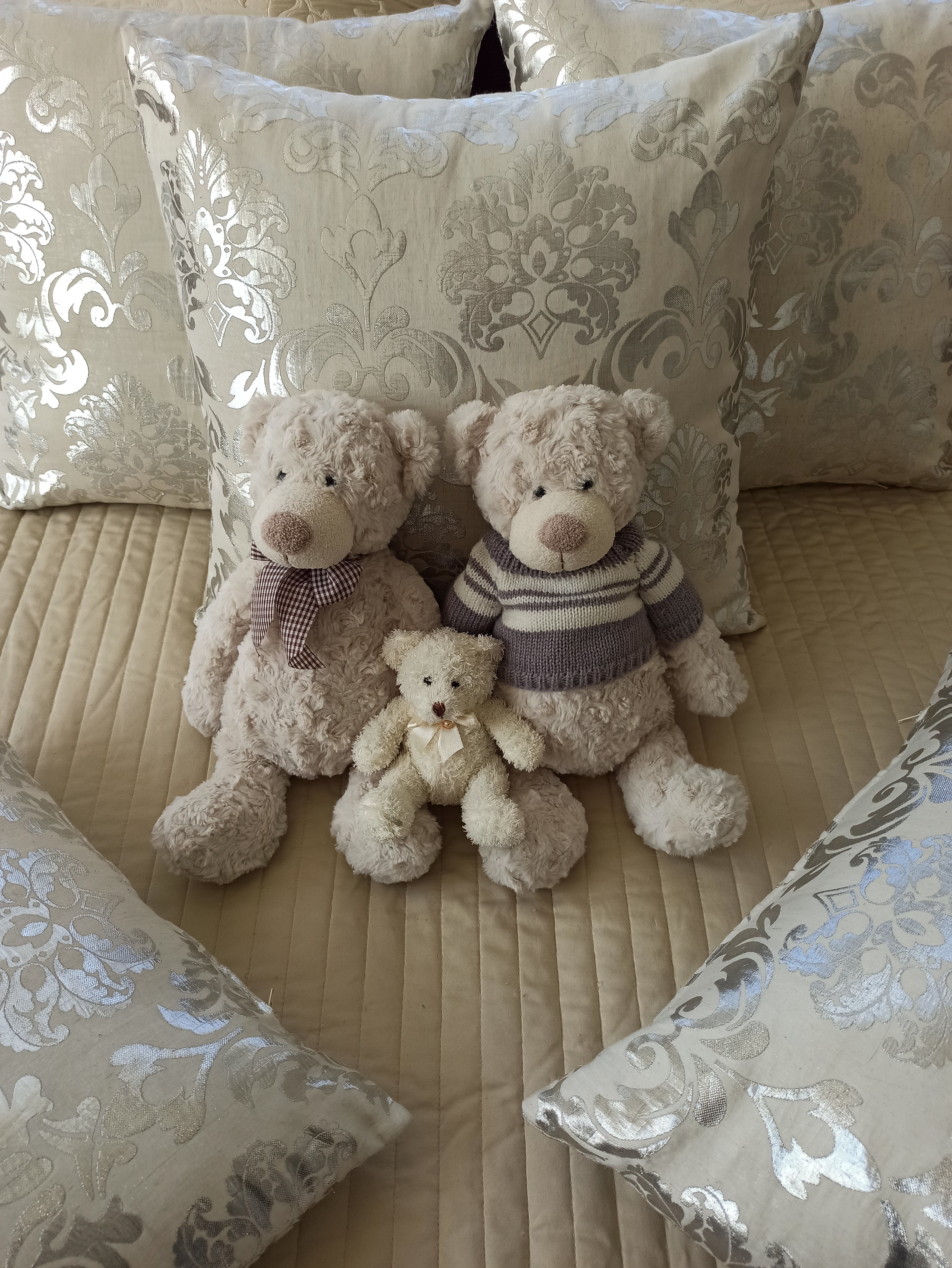 Medvídči Teddy Bears – Sada S, M, M | Textilní Dekorace | Nika's Home